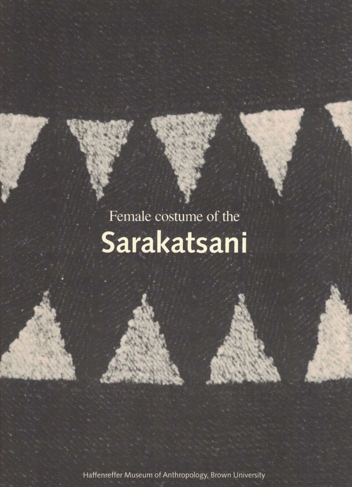 Book: female Costume Of The Sarakatsani By allen Greek Shepherd Clothing